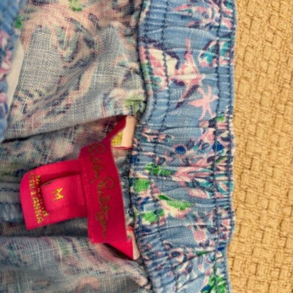 Lilly Pulitzer Linen Pants Size Medium - Picture 3 of 5